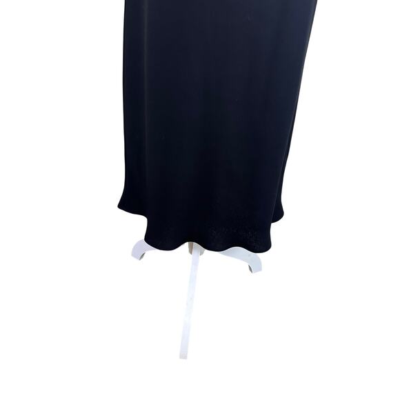 Evan-Piccone Midi Dress Black Women10 Flat Black sleeveless scoop neck - Picture 7 of 11